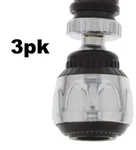 3PK Helping Hands Faucet Super Spritzer FQ00600 Spray Aerated Stream 360 Swivel. Fixed Price $9.99.