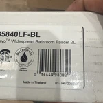 Delta Black Widespread 35840LF-BL Bathroom Sink Faucets. Fixed Price $89.99.