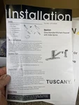 Tuscany One-handle Kitchen Faucet With Side Spray (672-4324). Fixed Price $25.00.