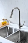 Singer Series Pull-down Kitchen Faucet Brushed Nickel. Fixed Price $112.77.