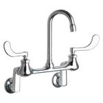 Chicago 631-E35RABCP Gooseneck Kitchen/bathroom Faucet, Manual, 3" To. Fixed Price $413.99.