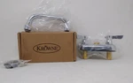 Krowne Silver Series 11-406L 4" Center Deck Mount Faucet 6" Spout 1/4 Valves. Fixed Price $65.20.