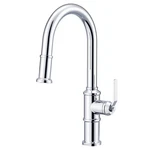 Gerber D454437 Chrome Kinzie Single Handle Pull-down Kitchen Faucet. Fixed Price $391.89.