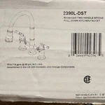 Delta 2390L-DST Broderick 1.8 Gpm Bridge Pull Down Kitchen Faucet, Chrome. Fixed Price $650.00.