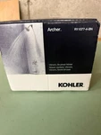 Kohler Archer R11077-4-BN 1-HANDLE 3-SPRAY Wall-mount Tub & Shower Faucet. Fixed Price $125.00.