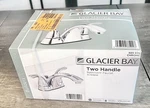 Glacier Bay Builders 4 In. Centerset 2-HANDLE Low-arc Bathroom Faucet Chrome. Fixed Price $22.59.