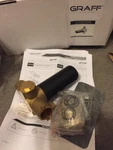 New Graff G-8076 Stop / Volume Control Valve With Pass Through. Fixed Price $150.00.