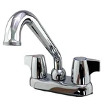 Moen 74998 Chateau Chrome 4" Centerset Laundry Hose Utility Bathroom Faucet 2-H. Fixed Price $32.94.