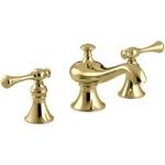 Kohler K-16102-4A-PB Revival Widespread Lavatory Faucet, Polished Brass. Fixed Price $1499.00.