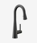 Moen Sleek One-handle High Arc Pulldown Modern Bar Faucet 7664BL Matte Black. Fixed Price $224.99.