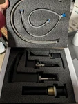 Phiestina 2 Handles Waterfall Bathroom Faucet For 3 Holes Sink With Pop Up Drain. Fixed Price $70.00.