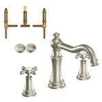 Moen KRTWE-D-TS22101BN Weymouth 8-1/8-INCH Roman Tub Faucet, Brushed Nickel. Fixed Price $624.95.