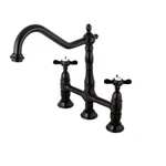 Kingston Brass KS127.BEXBS Essex 1.8 Gpm Widespread Bridge - Bronze. Fixed Price $399.72.