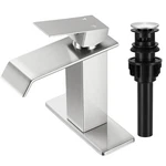 Hgn Single-hole Single-handle Bathroom Faucet With Drain Assembly ZFH-TPLT-000LS. Fixed Price $44.93.