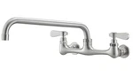Bwe Wall Mount Kitchen Faucets With 12" Swivel Inch Spout, Brushed Nickel. Fixed Price $93.17.