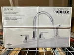 Kohler Rubicon R26582-CP Two-handle Kitchen Faucet With Sidespray In Chrome. Fixed Price $80.99.