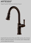 Brizo Artesso 1.8 Gpm Single Pull Down Kitchen Faucet 63025LF-RB Venetian Bronze. Fixed Price $325.00.