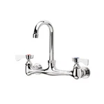 Krowne Metal 12-802L Commercial Splash Mount Faucet 8-1/2" Gooseneck Spout. Fixed Price $157.44.