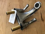 Seasons Anchor Point Lavatory Faucet Brushed Nickel Two Handle Bathroom. Fixed Price $40.49.