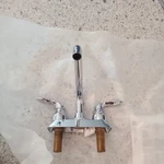 Kohler K-15270-4-CP Coralais Polished Chrome Utility Sink Faucet W Lever Handles. Fixed Price $50.00.