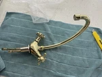 Grohe 31709R00 2 Handle Classic Bar Faucet, Polished Brass - Used. Fixed Price $399.99.