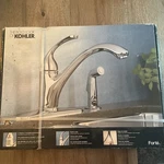 Kohler Forte R10412-N-CP Kitchen Faucet Polished Chrome Nos Sealed. Fixed Price $195.00.