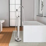 Votamuta Modern Bathroom Filler Faucet Floor Mounted Single Handle Bathtub. Fixed Price $48.00.