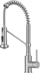 New $214 Kraus Bolden Commercial Style Single Handle Pull Down Kitchen Faucet. Fixed Price $119.95.