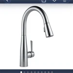 Delta Essa Arctic Stainless Touchless Pull-down Lever Kitchen Faucet High. Fixed Price $225.00.