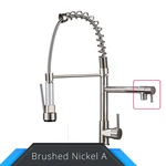 Rozin Black Spring Pull Down Kitchen Sink Faucet Deck Mounted Dual Spout Hot &. Fixed Price $50.99.