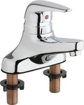 Chicago Faucets 420-ABCP Single Handle Centerset Bathroom Sink Chrome. Fixed Price $136.39.