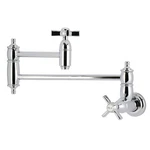 Kingston Brass KS310.ZX Millennium 3.8 Gpm Wall Mounted Hole - Chrome. Fixed Price $324.97.
