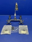 Kingston KS214C Wall Mount Kitchen Faucet -------new Box. Fixed Price $72.00.