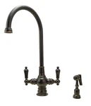 Kitchen Sink Faucet Oil Rubbed Bronze Finish Two-hole Installation By Plumb.... Fixed Price $189.99.