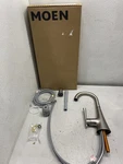 Moen Kurv Single Handle Pull-down Bar Faucet Spot Resist Stainless 6126SRS. Fixed Price $398.98.