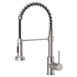 Owofan Kitchen Faucet With Pull Down Sprayer D-brushed Nickel&black. Fixed Price $78.96.