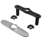 Delta Essa RP70714AR Escutcheon W/ Baseplate & Nuts - Arctic Stainless. Fixed Price $59.57.