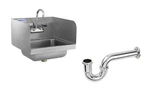 Kratos Commercial Hand Sink With Gooseneck Faucet, 14"W X 10"D 5"H Stainless. Fixed Price $154.99.
