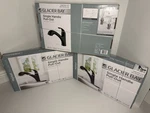 Lot Of 3 Glacier Bay Matte Black Pull-out Kitchen Faucet. Fixed Price $109.99.