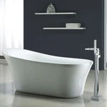 Ove Infinity Freestanding Bath Tub Faucet Polished Chrome 15BTF-INFI10-BRAMO. Fixed Price $179.99.