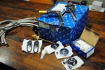 Grohe 19594000 Bauloop Deck Mounted Roman Tub / Handles Shower - New. Fixed Price $114.00.