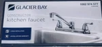 Glacier Bay 1002 974 577 Constructor 2-HANDLE Standard Kitchen Faucet Chrome. Fixed Price $39.95.