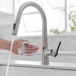 Flg Touchless Kitchen Sink Faucet Smart Sensor Pull Down Sprayer Brushed Nickel. Fixed Price $59.00.