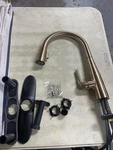 Delta Pull-down Faucet, Dock. Spray Head, 9113-CZ-DS, Chmpgn. Brnz. *read*. Fixed Price $69.35.