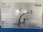 Kohler R30124-SD-CP Maxton 1-HANDLE Pull-out Kitchen Faucet W/ Soap Dispenser. Fixed Price $50.00.
