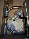 Delta Linden Single-handle Kitchen Faucet With Side Sprayer (model #4453-AR-DST. Fixed Price $139.99.