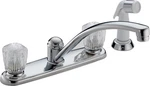 Delta 2402LF Classic Kitchen Faucet - Chrome. Fixed Price $137.90.