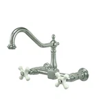 Kingston Brass KS124.PX Heritage 1.8 Gpm Widespread Bridge - Chrome. Fixed Price $227.47.