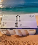 Kohler Koi R26735-SD-BL Semi-pro Matte Black Kitchen Faucet W/ Soap Dispenser. Fixed Price $169.99.