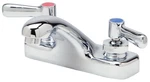 Zurn Z81101-XL 4" Centerset With Lever Handles Chrome Commercial Restroom Faucet. Fixed Price $95.00.